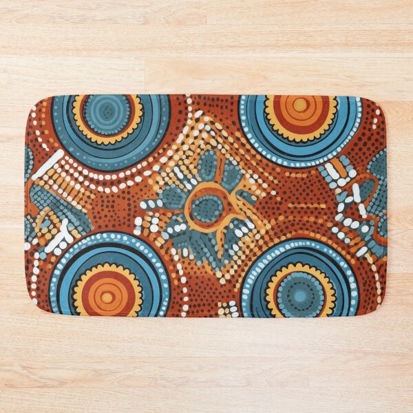 Item preview, An Aboriginal Art Inspired Pattern designed and sold by StudioRedKoala.