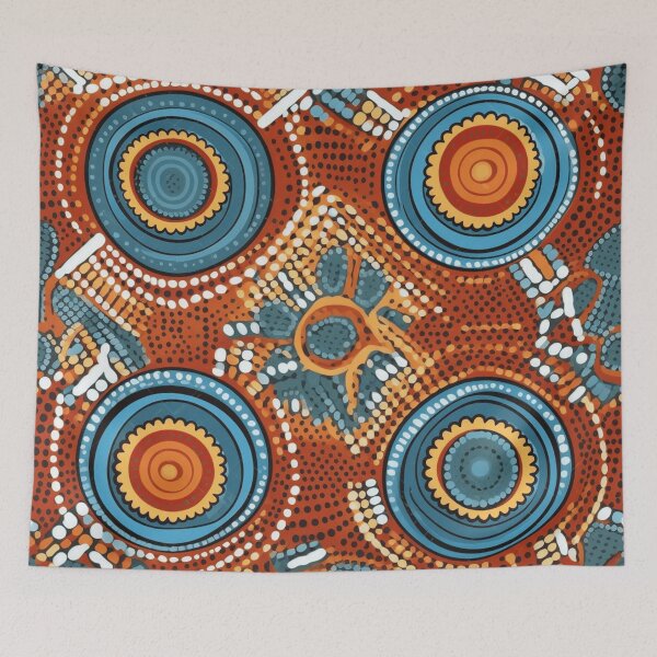 Item preview, An Aboriginal Art Inspired Pattern designed and sold by StudioRedKoala.