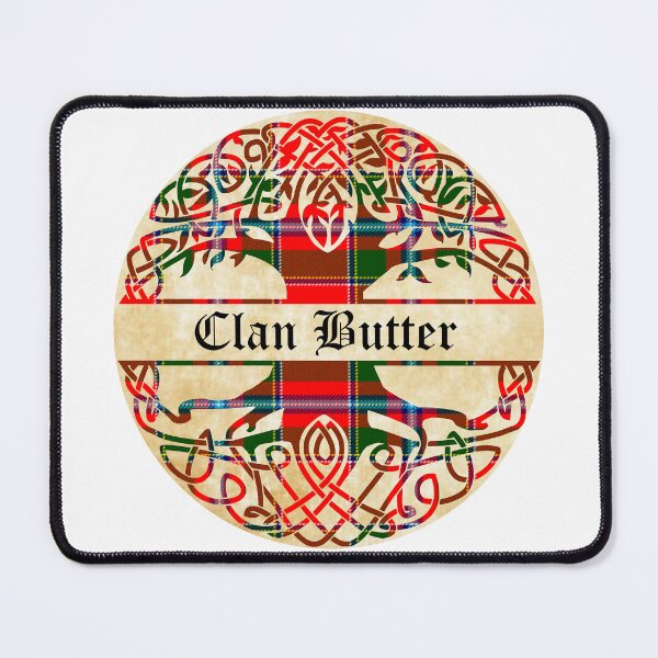 Item preview, Butter Tree of Life Clan Scottish Surname tartan designed and sold by BagTown Clans.