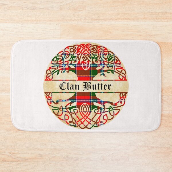 Item preview, Butter Tree of Life Clan Scottish Surname tartan designed and sold by BagTown Clans.