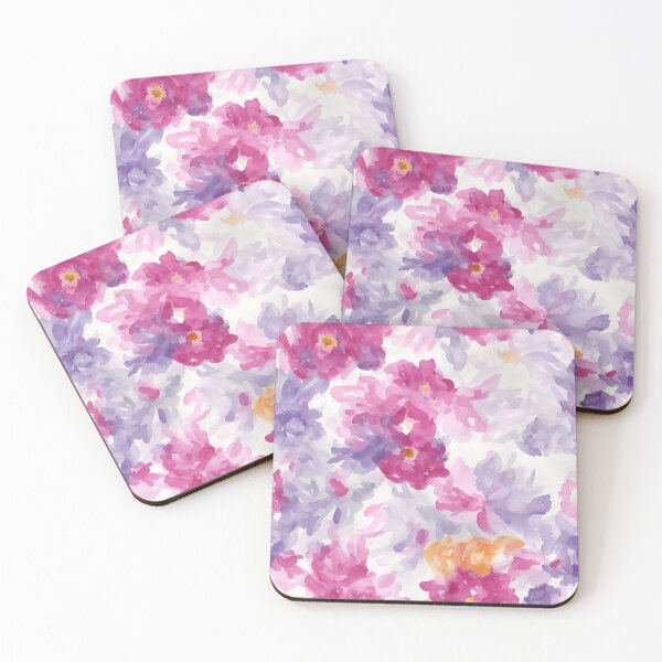 Item preview, peonies on a light background pattern, oil painting designed and sold by jkrphoto.