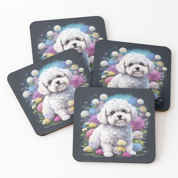 Item preview, Maltese Dog and flowers design designed and sold by Warih.