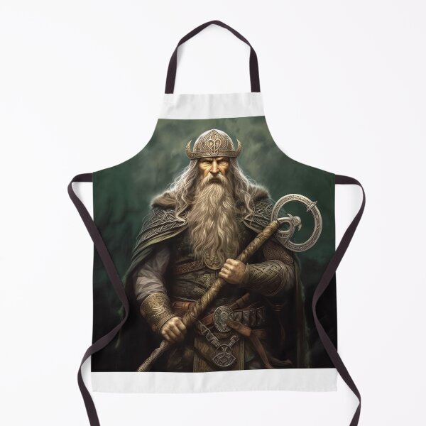 Item preview, Viking Chieftain carrying a staff designed and sold by Paul Fleet.