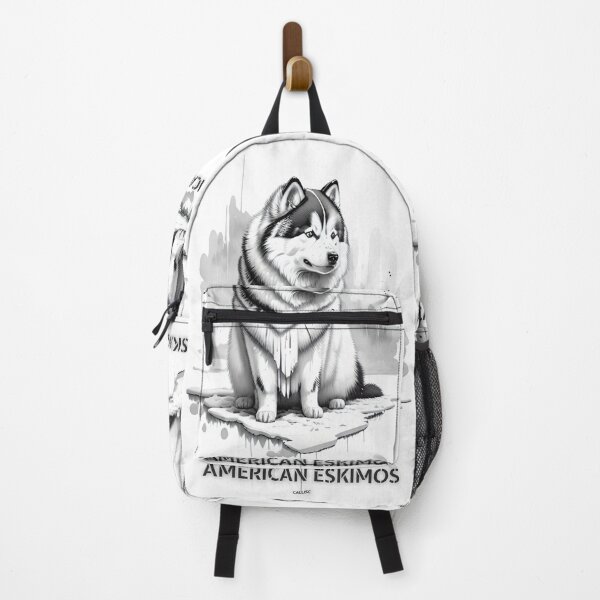 Item preview, American Eskimo dog brush sketch by CallisC Arts designed and sold by CallisC-Arts.