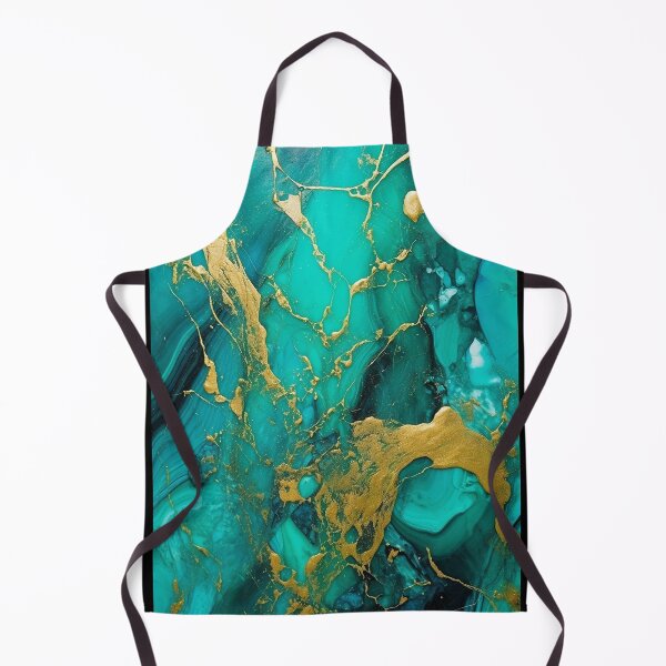 Item preview, Marbled Elegance in Dark Teal, Turquoise marble texture beautiful pattern designed and sold by EmeraldeaArt.