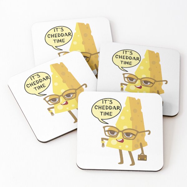 Item preview, Cheddar Time Cheese Puns  designed and sold by Eolithic.