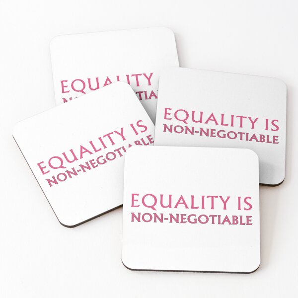 Item preview, Equality is non-negotiable designed and sold by Thirdsun.