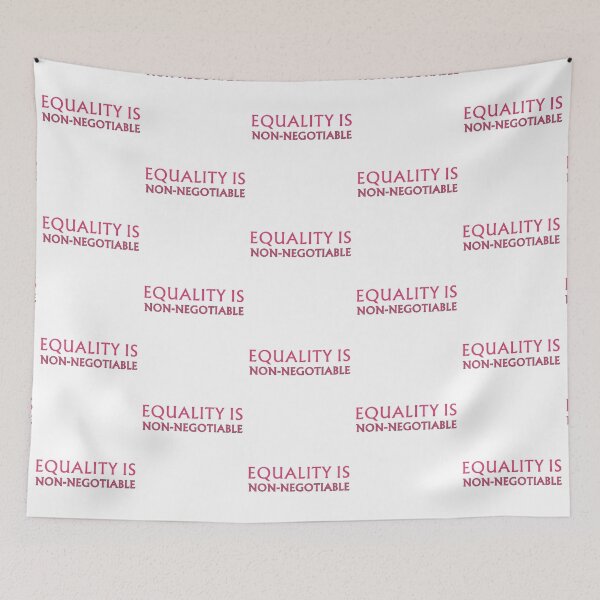 Item preview, Equality is non-negotiable designed and sold by Thirdsun.