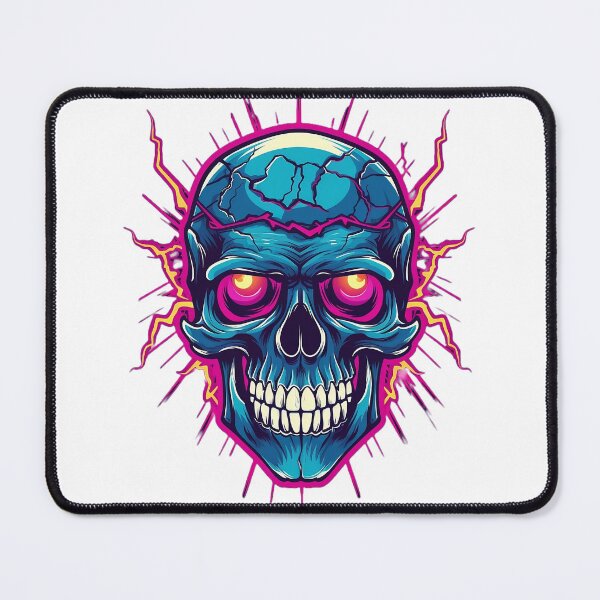 Item preview, Electrifying Skull with Lightning Bolts designed and sold by SADStyleDesigns.