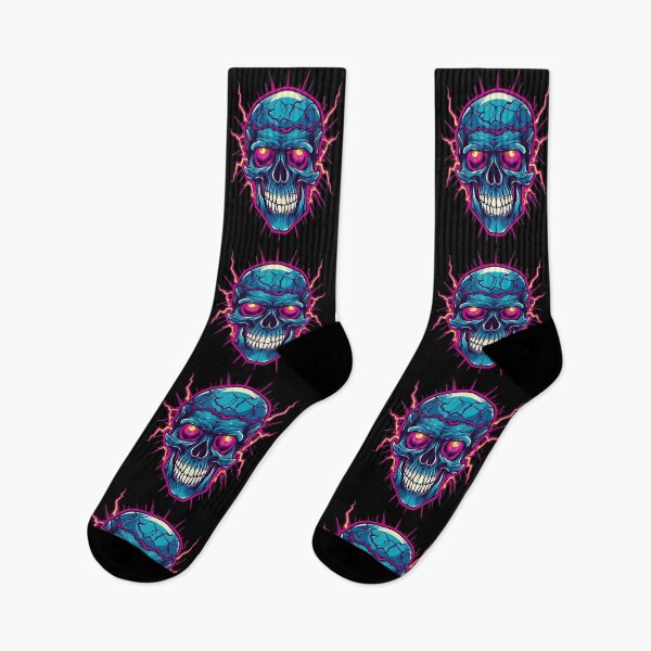 Item preview, Electrifying Skull with Lightning Bolts designed and sold by SADStyleDesigns.