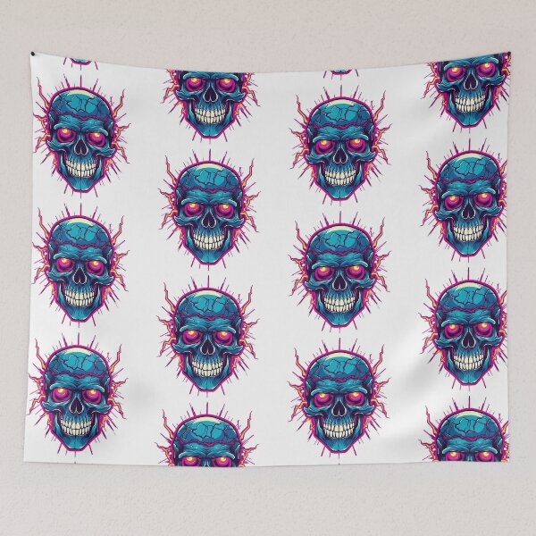 Item preview, Electrifying Skull with Lightning Bolts designed and sold by SADStyleDesigns.