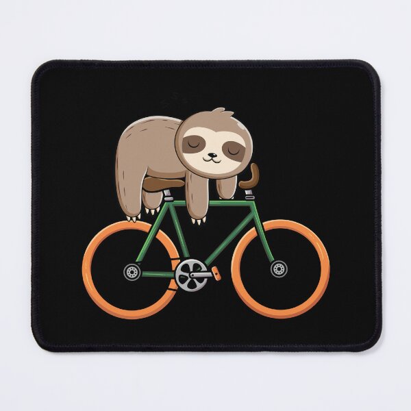 Item preview, Cute sloth sleeping on a bicycle  designed and sold by Donutlovers.