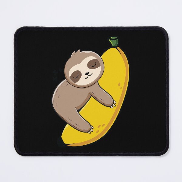 Item preview, Cute sloth sleeping on a banana fruit  designed and sold by Donutlovers.