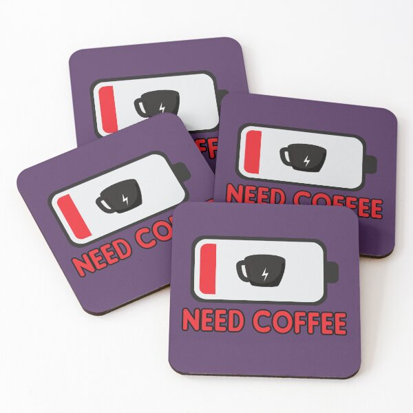 Item preview, I need coffee out of battery  designed and sold by Donutlovers.