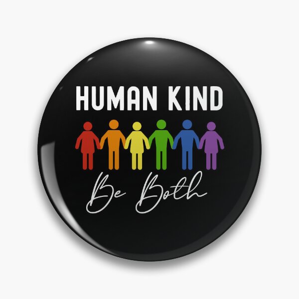 Item preview, Human Kind Be Both LGBTQ Pride Month Inspirational designed and sold by Designer-Girl.
