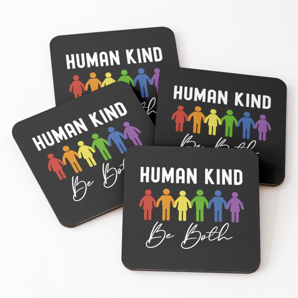 Item preview, Human Kind Be Both LGBTQ Pride Month Inspirational designed and sold by Designer-Girl.