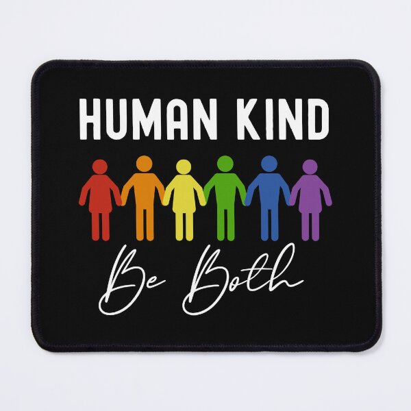 Item preview, Human Kind Be Both LGBTQ Pride Month Inspirational designed and sold by Designer-Girl.