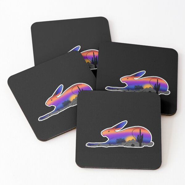 Item preview, Desert sunset | jack rabbit | silhouette art  designed and sold by DarbyHunterArt.