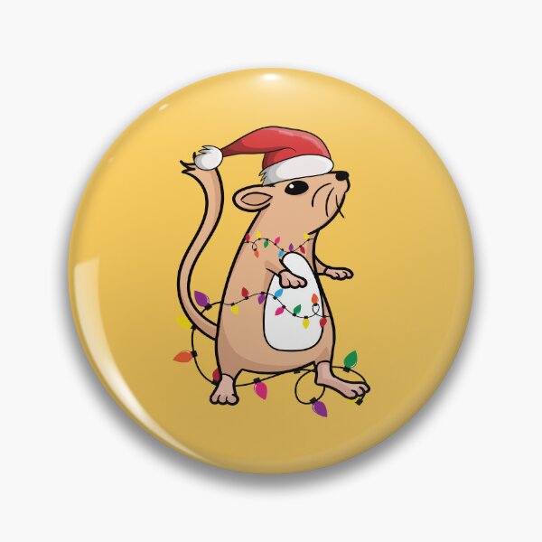 Item preview, Funny gerbil mouse with christmas lights  designed and sold by Donutlovers.