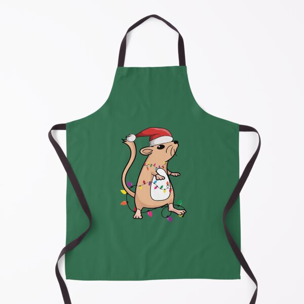 Item preview, Funny gerbil mouse with christmas lights designed and sold by Donutlovers.