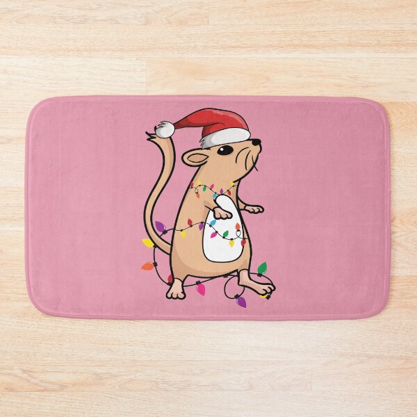Item preview, Funny gerbil mouse with christmas lights  designed and sold by Donutlovers.