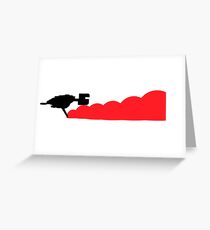 Ski Speeder on Crait (Star Wars: The Last Jedi) Greeting Card