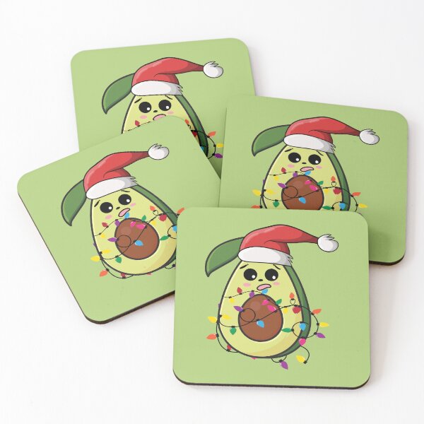 Item preview, Funny avocado with christmas lights  designed and sold by Donutlovers.