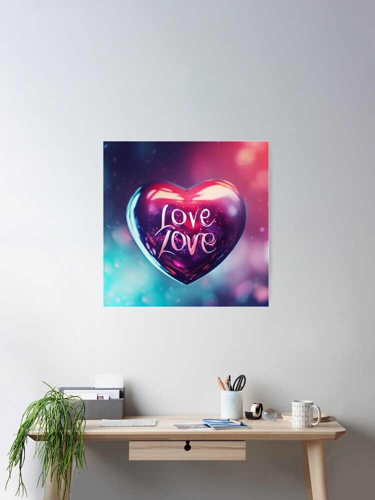 Thumbnail 1 of 3, Poster, love designed and sold by cokemann.