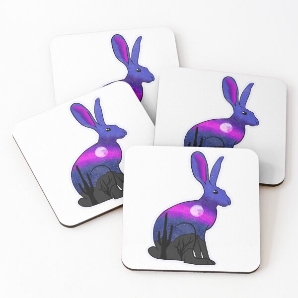 Item preview, Desert night jack rabbit  designed and sold by DarbyHunterArt.