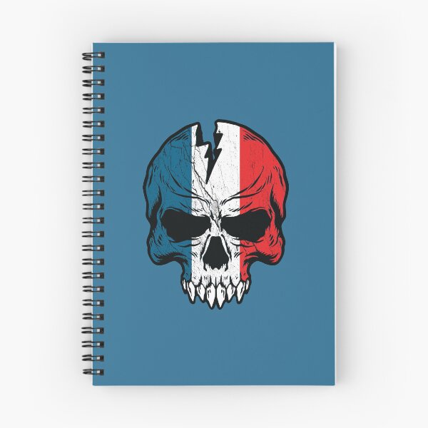 Item preview, French grunge skull on france flag  designed and sold by Donutlovers.