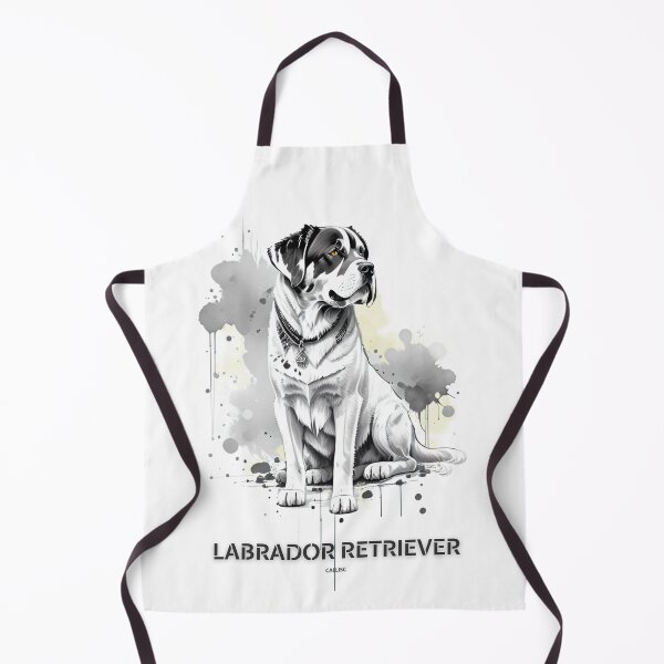Item preview, Labrador retriever dog brush sketch by CallisC Arts designed and sold by CallisC-Arts.