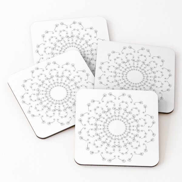 Item preview, Circular pattern in form of mandala with flower for decoration. Decorative ornament in ethnic oriental style. Outline doodle hand draw vector illustration. designed and sold by Minimalist Quotes and Sayings.