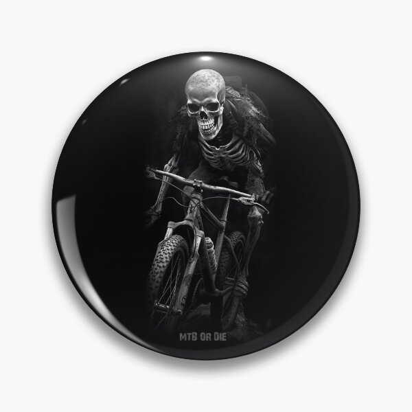 Artikelvorschau, MTB oder Die Skeleton Riding Mountainbike entworfen und verkauft von Outdoor-Art.