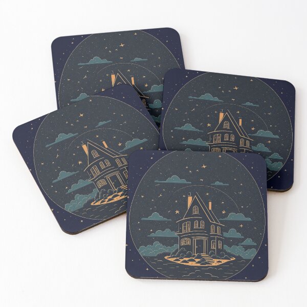 Item preview, Simple House Doodle At Night designed and sold by hassanjnoub.