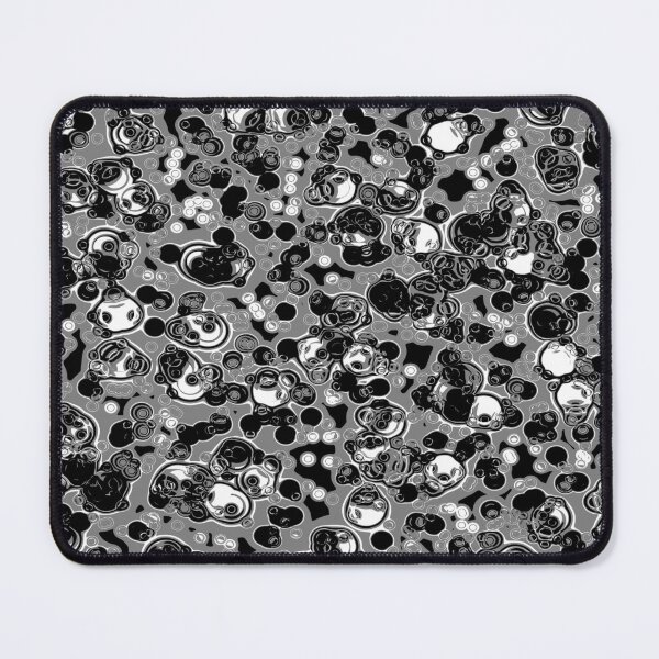 Item preview, Monochrome Bubbles Fabric Pattern designed and sold by Trevor Hirst.
