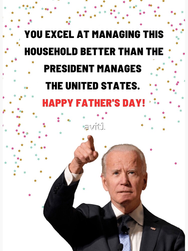 Joe Biden Happy birthday card, you know the thing Greeting Card for Sale  by Willow Days