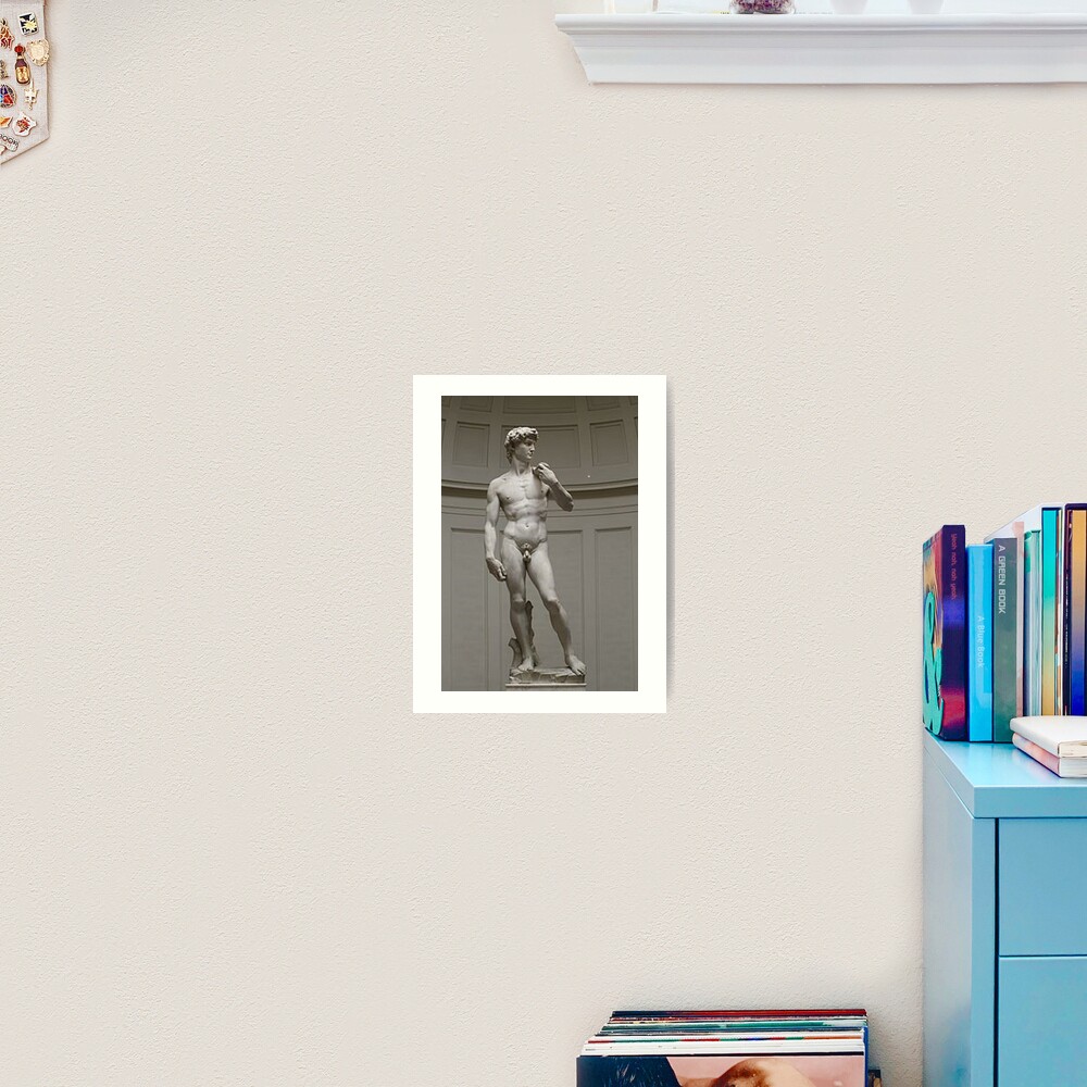 David by Michelangelo #David #Michelangelo #DavidbyMichelangelo #masterpiece Renaissance sculpture Art Print