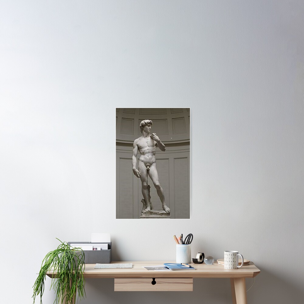 David by Michelangelo #David #Michelangelo #DavidbyMichelangelo #masterpiece Renaissance sculpture Poster