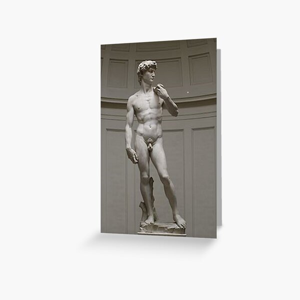 David by Michelangelo #David #Michelangelo #DavidbyMichelangelo #masterpiece Renaissance sculpture Greeting Card