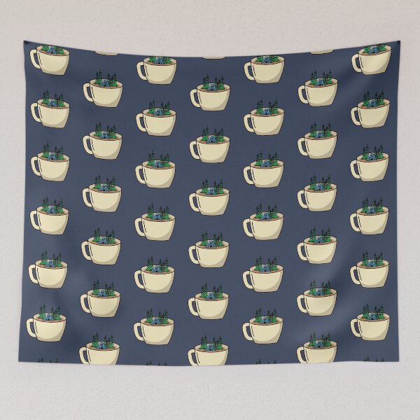 Item preview, Camping on coffee cup  designed and sold by Donutlovers.