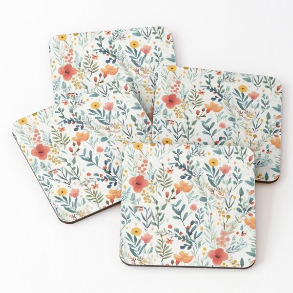 Item preview, Wildflower Summer Meadow - A Swedish Summer Inspired Pattern Design by Mila van Meer. designed and sold by Mila van Meer.
