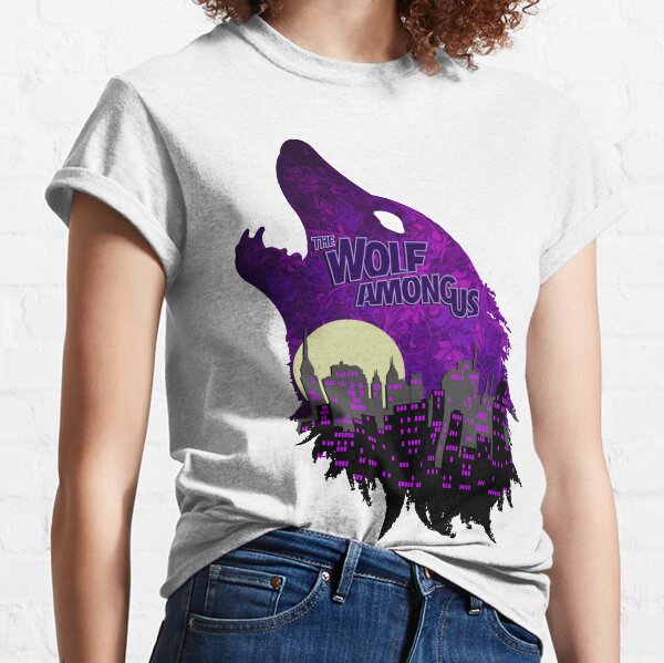 The Wolf Among Us T Shirts Redbubble - among us roblox t shirt eye