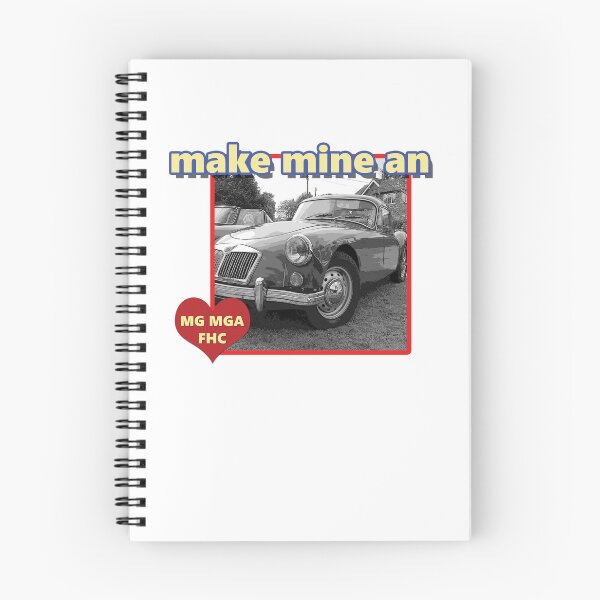 Aperçu de l'œuvre Voiture de sport MG MGA FHC (coupé à tête fixe) créée et vendue par OldClassicCar.