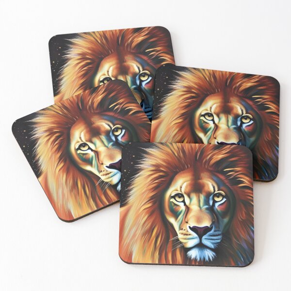 Item preview, Night Lion, empaste, Ai Generated Art designed and sold by ACC .