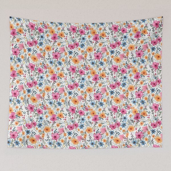 Item preview, Wildflower Summer Meadow #2 - A Summer Inspired Pattern Design by Mila van Meer. designed and sold by Mila van Meer.
