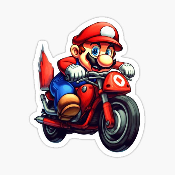 Plombier comme motard Sticker
