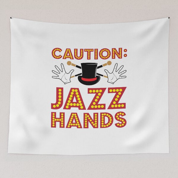 Item preview, Caution Jazz Hands designed and sold by jaygo.