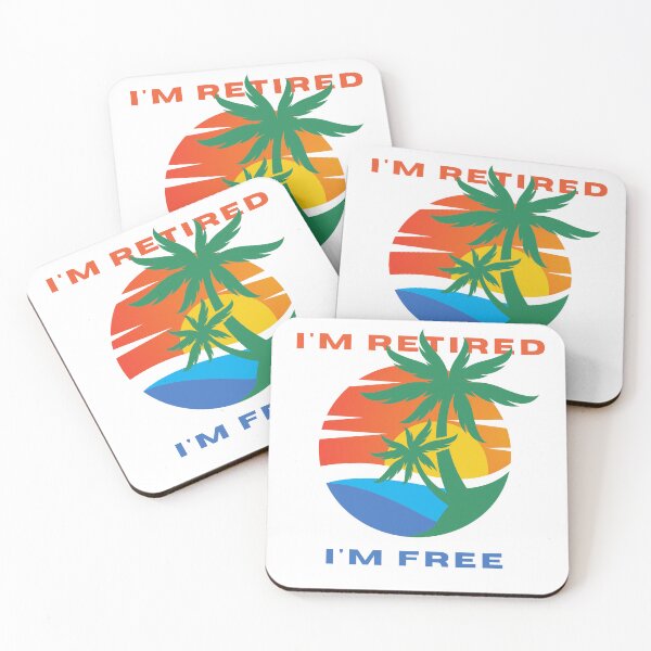 Item preview, am retired, i am free designed and sold by Ball-and-Match.