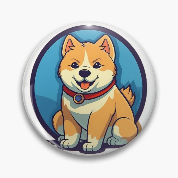 Item preview, Cartoon Cute Akita Inu designed and sold by SADStyleDesigns.