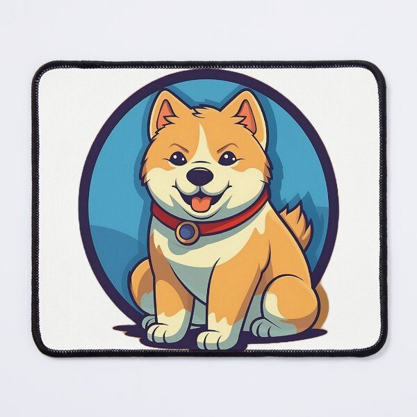 Item preview, Cartoon Cute Akita Inu designed and sold by SADStyleDesigns.
